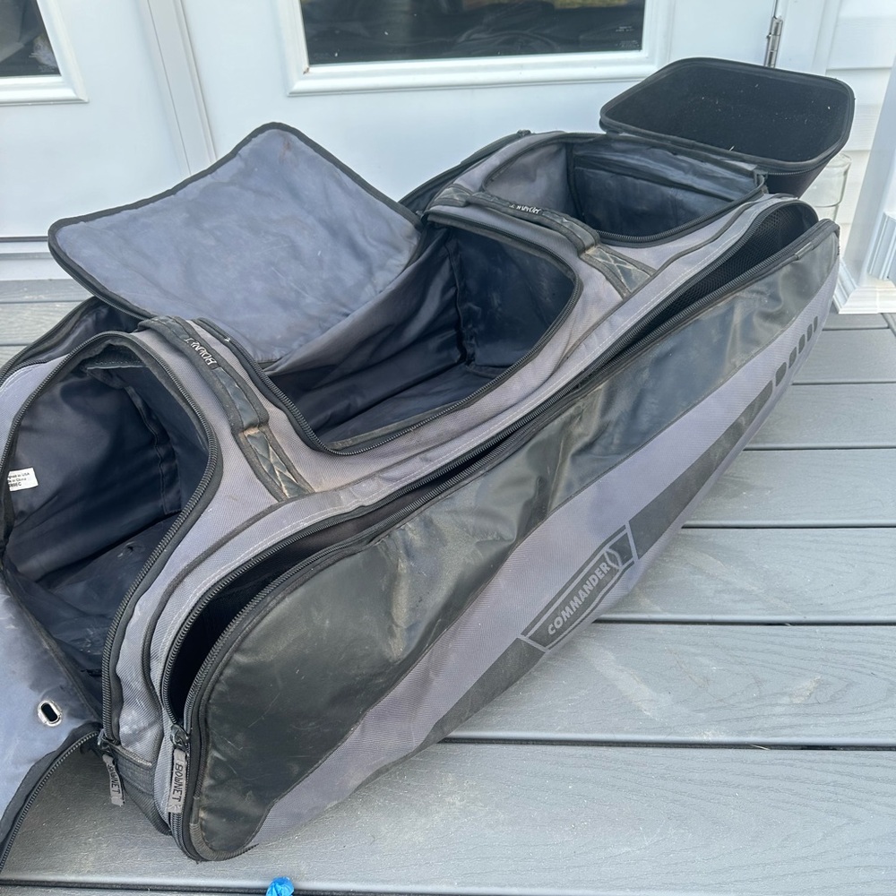 Black and Gray catcher Bag